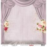 Scrapberrys Juliet Collection THE WORLDS A STAGE 12"X12" Paper