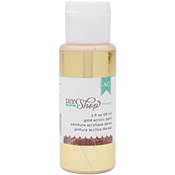 IMG_2160.jpg American Crafts DIY Shop GOLD Acrylic Paint - Image 1