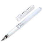 Signo UNI-BALL 153 Broad WHITE Pen Pigment Ink - Image 2