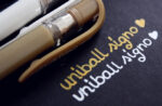 Signo UNI-BALL 153SF Broad SILVER Pen Pigment Ink - Image 3