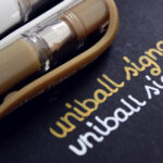 Signo UNI-BALL 153 Broad WHITE Pen Pigment Ink
