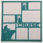 Page Frame CRUISE SHIP Denim 12"x12" Scrapbook #Overlay - Image 2