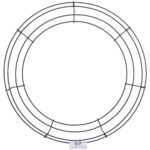Panacea 14" WREATH FRAME Green Wire