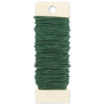 Darice GREEN Floral Paddle Wire 20 gauge 110'