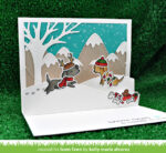Lawn Fawn Cuts STITCHED HILLSIDE POP-UP Landscape Custom Craft Die - Image 3