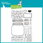 Lawn Fawn HOW YOU BEAN Clear Stamps and Die SET - Image 2