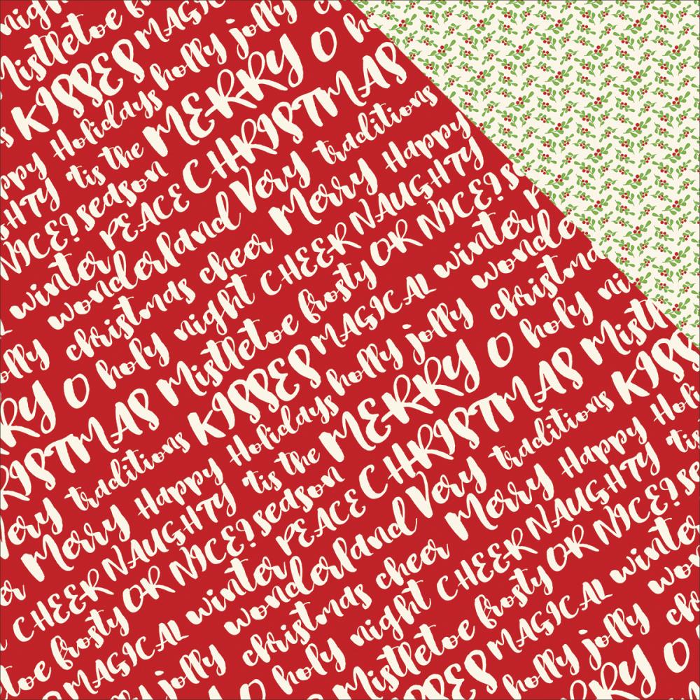 IMG_2749.jpg Simple Stories Very Merry HAPPY HOLIDAYS 12x12 Paper - Image 1