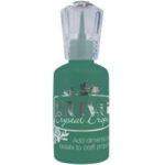 Nuvo Crystal Drops WOODLAND GREEN 3D Enamel Dots Gloss 1oz