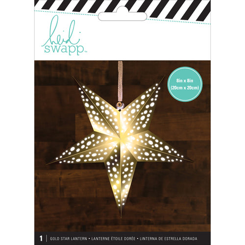 IMG_2843.jpg American Crafts Heidi Swapp GOLD STAR LANTERN - Image 1