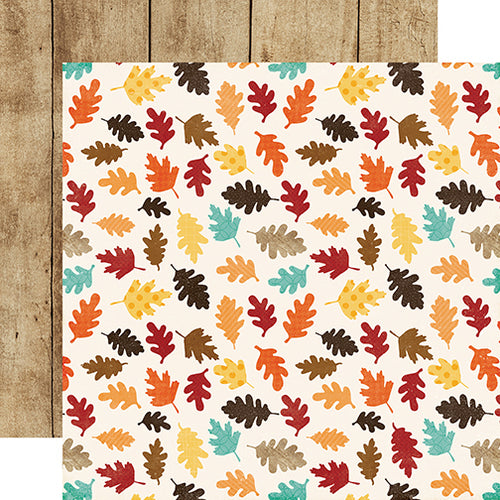 IMG_2900.jpg Echo Park A Perfect Autumn LOVELY LEAVES 12x12 Scrapbook Paper - Image 1