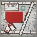Premade Pages PICTURE PERFECT (2) 12"x12" Scrapbook @Scrapbooksrus - Image 2