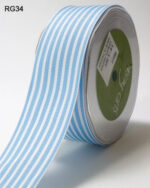 May Arts IVORY STRIPES 1.5" Ribbon 1 yard yd - Image 7