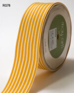 May Arts IVORY STRIPES 1.5" Ribbon 1 yard yd - Image 8