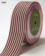 May Arts IVORY STRIPES 1.5" Ribbon 1 yard yd - Image 12