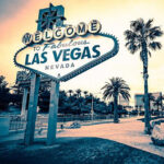 Las Vegas Sunset Art 12"x12" Scrapbook Paper