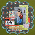 My Mind's Eye Lime Twist REMEMBER DOTS 12"X12" Diecut Paper - Image 2