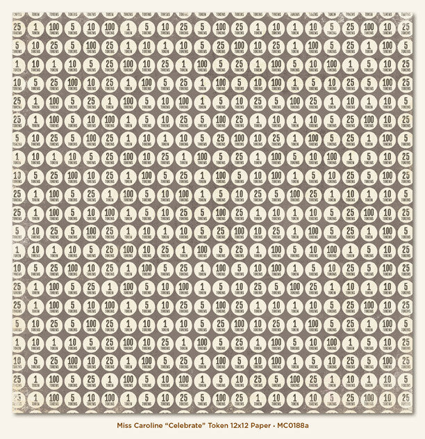 MC0188a.jpg My Mind's Eye DILLY DALLY 12"X12" Cardstock Paper - Image 1