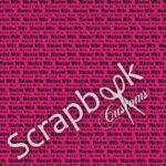 Scrapbook Customs MARINE WIFE 12"x12” 4pc Scrapbook Papers - Image 2