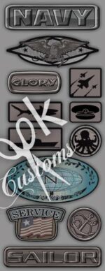 US NAVY 12"x12” Scrapbook Kit 1A - Image 9