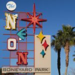 Las Vegas Neon Museum BONEYARD SIGN 12”X12” Scrapbook Paper