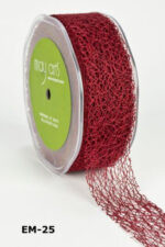 May Arts 1.5" MESH WEB Ribbon 1 yard yd - Image 5