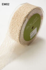 May Arts 1.5" MESH WEB Ribbon 1 yard yd - Image 6
