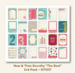 My Mind's Eye Now & Then 3x4 Cards Dorothy 24 pc - Image 2