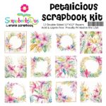 Scrapbooksrus PETALICIOUS 12"X12" Scrapbook Paper Pack 12pc