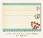 My Mind's Eye Quite Contrary LITTLE MISS MUFFET DieCut Titles - Image 4