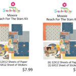 Moxxie REACH FOR THE STARS 12"X12" Paper Kit 7pc