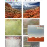 RED ROCK KIT 12"X12" Travel Las Vegas Scrapbook Paper