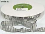 May Arts 5/8" SATIN PLEATED RIBBON 1 yard yd - Image 4