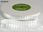 May Arts 5/8" SATIN PLEATED RIBBON 1 yard yd - Image 5