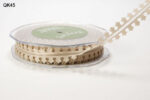 May Arts 3/4" SHEER DAISY EDGE RIBBON Trim 1 yard yd - Image 2