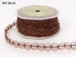May Arts 1" SHEER LOOP TRIM Ribbon Trim 1 yard yd - Image 3
