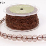 May Arts 1" SHEER LOOP TRIM Ribbon Trim 1 yard yd