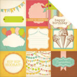 Kaisercraft SAVE THE DATE Birthday 12"X12" Sheet - Image 2