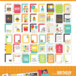 Simple Stories SNAP BIRTHDAY Sn@p Cards 4"X6" 24pc