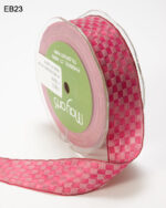 May Arts 1" WOVEN CHECKERED RIBBON Trim 1 yard yd - Image 4