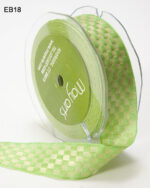 May Arts 1" WOVEN CHECKERED RIBBON Trim 1 yard yd - Image 5