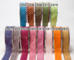May Arts 1" WOVEN CHECKERED RIBBON Trim 1 yard yd