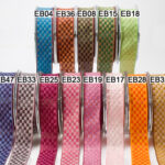 May Arts 1" WOVEN CHECKERED RIBBON Trim 1 yard yd
