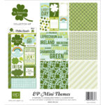 Echo Park ST. PATRICK'S DAY Mini Themes Scrapbook Collection Paper Sticker Kit