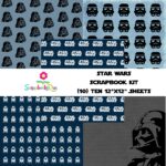 STAR WARS 12"X12" Scrapbook Kit 10 Sheets Scrapbooksrus