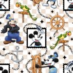 Scrapbooksrus STEAMBOAT WILLIE 12pc 12"X12" Scrapbook Paper Pack - Image 8