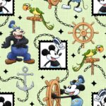 Scrapbooksrus STEAMBOAT WILLIE 12pc 12"X12" Scrapbook Paper Pack - Image 4