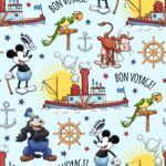 Scrapbooksrus STEAMBOAT WILLIE 12pc 12"X12" Scrapbook Paper Pack - Image 12
