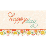 My Mind's Eye Sweetest Thing TANGERINE Diecut Titles