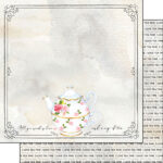I LOVE TEA Kit 12"X12" Scrapbook Paper Stickers 3pc - Image 4