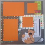 Premade Pages WII LOVE HAVING FUN (2) 12x12 Scrapbook Layout - Image 4